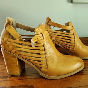 Latigo block heel booties